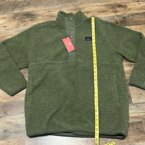 Southern Marsh 1/4 snap up navy Sherpa size large - Picture 2 of 4